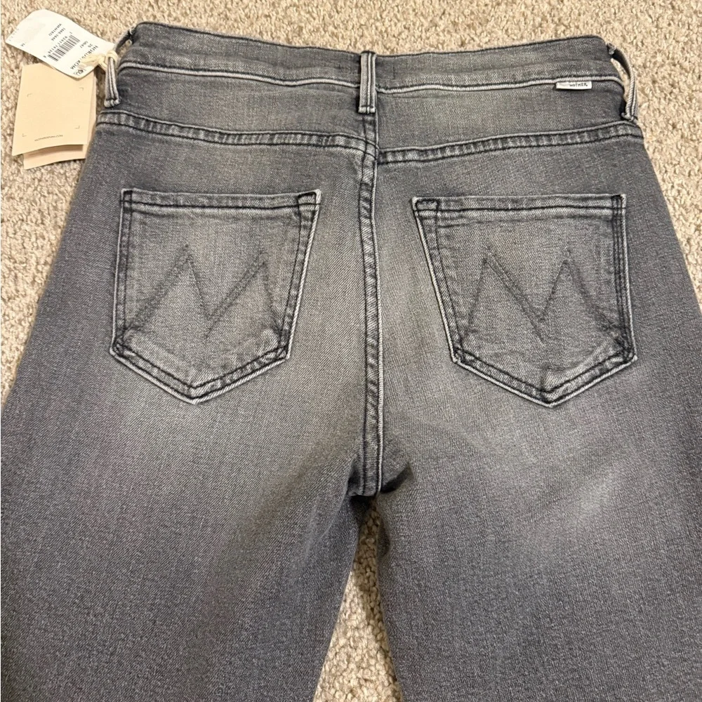 MOTHER Gray Flare Jeans - Subtle Fade
